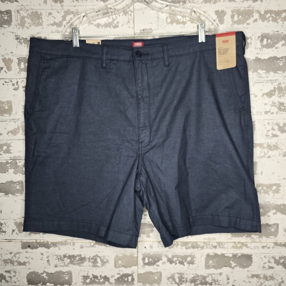 Levis Chino Shorts Mens Size 44 Steel Blue‎ XX Chino Relaxed Fit 8" Inseam